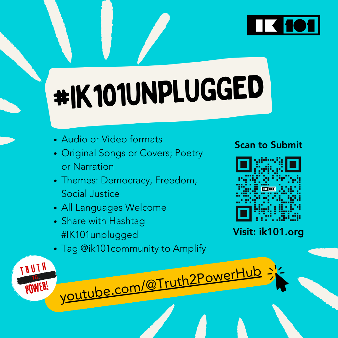 IK101 Unplugged — English artwork